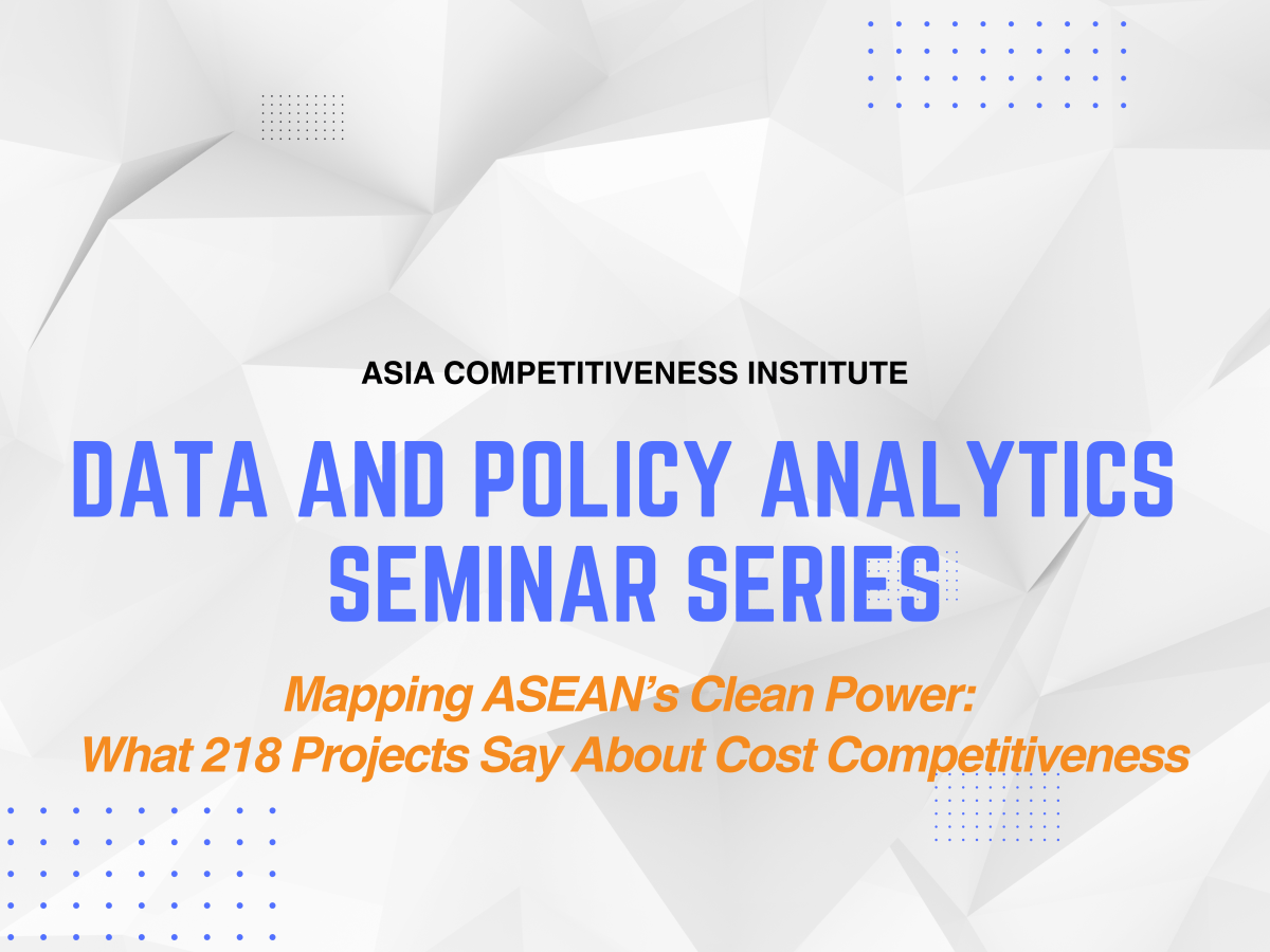 Mapping ASEAN’s Clean Power: What 218 Projects Say About Cost&nbsp;Competitiveness